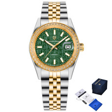 Часы  Pagani Design PD-1794M Silver-Gold-Green