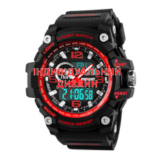 Часы  Awarder 012 Black-Red Индивидуальный дизайн