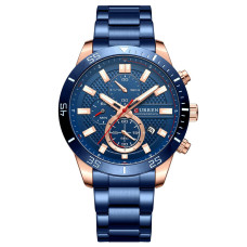 Часы  Curren 8417 Blue-Gold