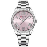 Watch Curren 9088 Silver-Pink