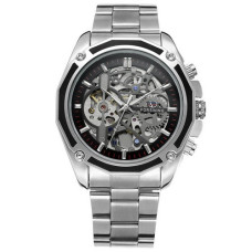 Часы  Forsining 8130 Silver-Black