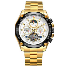 Часы  Forsining 6913 Gold-Black-White