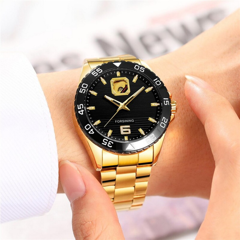 Watch Forsining 8200 Gold-Black
