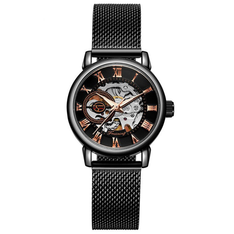 Watch Forsining 8099 Black-Cuprum