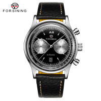 Watch Forsining 6921 Silver-Black