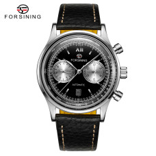 Часы  Forsining 6921 Silver-Black