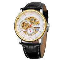 Watch Forsining 8196 Gold-White