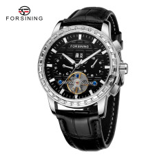 Часы  Forsining 6920 Silver-Black