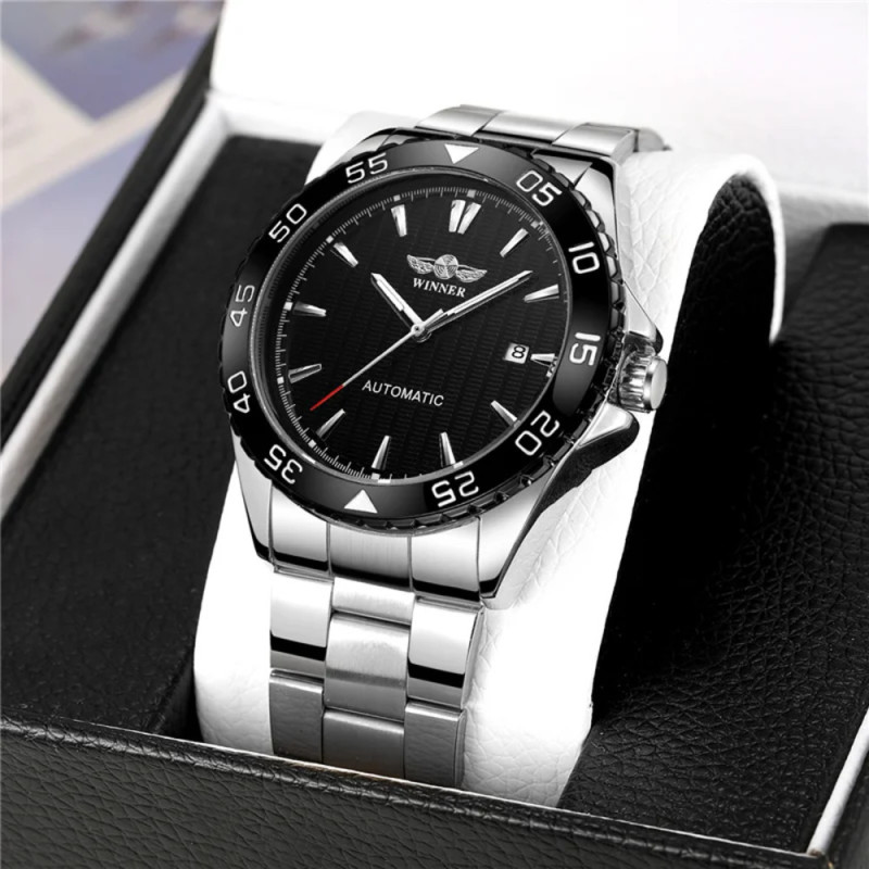 Watch Winner 8265 Silver-Black