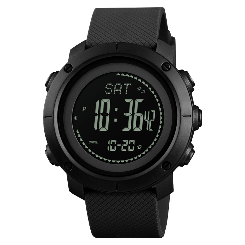 Watch Skmei 1427BK Black + Compass