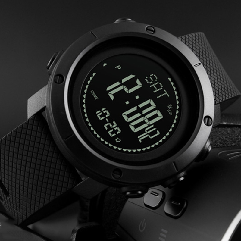Watch Skmei 1427BK Black + Compass