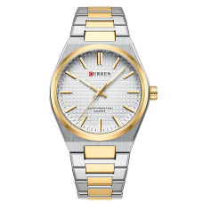 Часы  Curren 8439 Silver-Gold-White