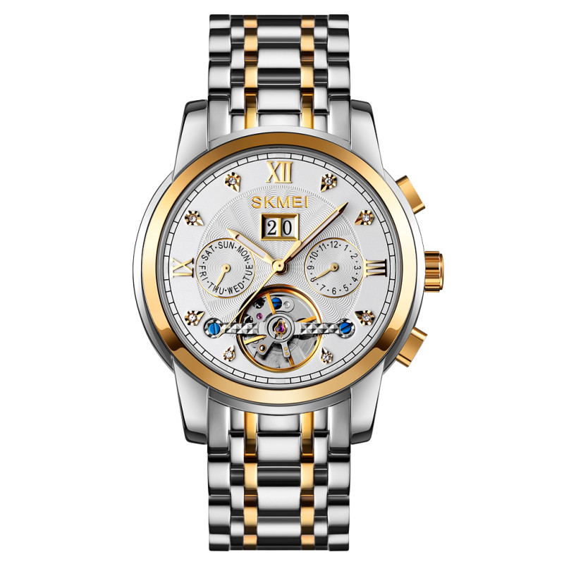 Watch Skmei M029TGDSI Gold-Silver-Silver