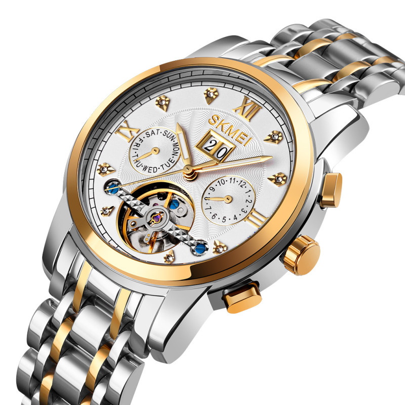 Watch Skmei M029TGDSI Gold-Silver-Silver