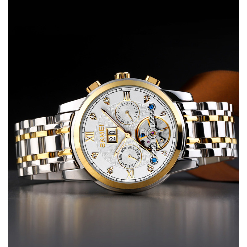 Watch Skmei M029TGDSI Gold-Silver-Silver