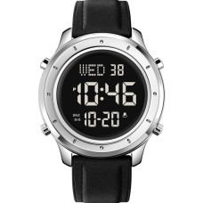 Годинник  Skmei 1864LSIBK Silver-Black Leather
