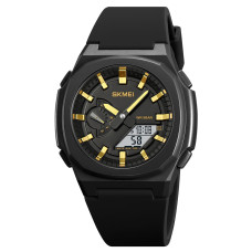 Годинник  Skmei 2091BKGDWT Black-Gold-White