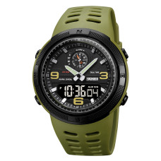 Годинник  Skmei 1655AGBK Army Green-Black
