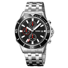 Часы  Skmei 9335SIBK Silver-Black