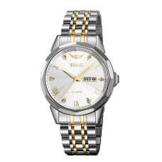 Часы  Skmei 2291TGDWT Silver-Gold-White