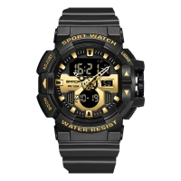 Watch Sanda 3129 Black-Gold