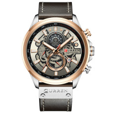 Часы  Curren 8380 Cuprum-Silver-Brown