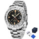Watch Pagani Design PD-1693 Silver-Black-Orange