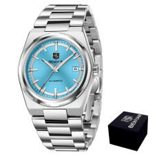 Часы  Benyar BY-5203 Silver-Ligh Blue