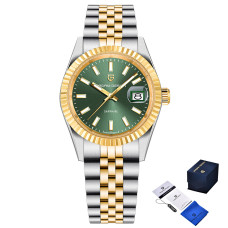Годинник  Pagani Design PD-1794M Silver-Gold-Green