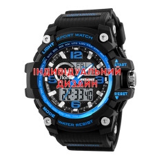 Годинник  Awarder 012 Black-Blue Індивідуальний дизайн