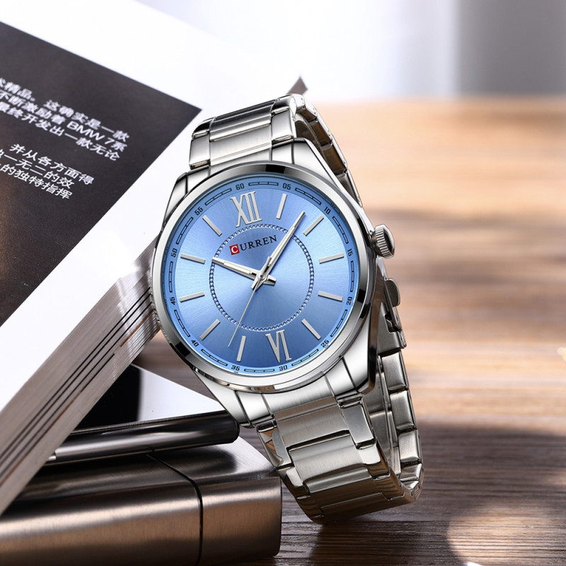 Watch Curren 8423 Silver-Blue