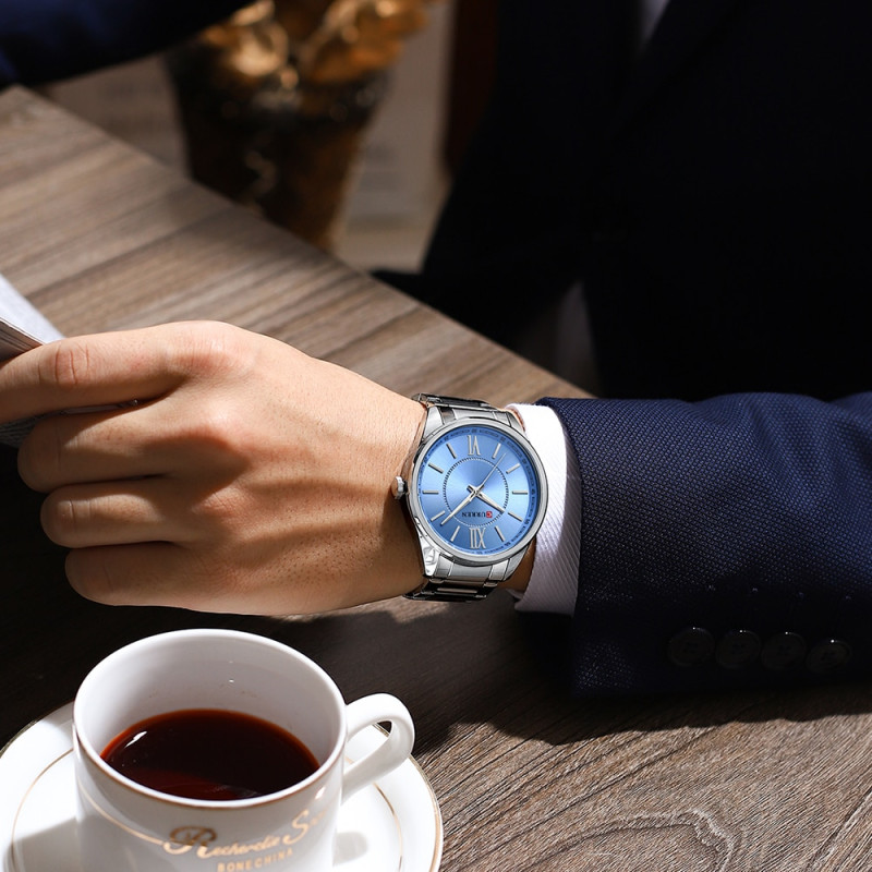 Watch Curren 8423 Silver-Blue