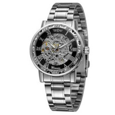 Часы  Winner 8012 Diamonds Automatic Silver-Black