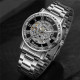 Watch Winner 8012 Diamonds Automatic Silver-Black