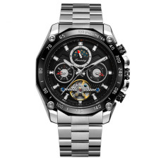 Часы  Forsining 6913 Silver-Black
