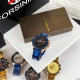 Watch Forsining 6909 Blue-Cuprum-Black