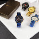 Watch Forsining 6909 Blue-Cuprum-Black