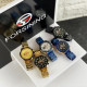 Watch Forsining 6909 Blue-Cuprum-Black