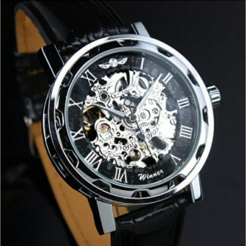 Watch Winner 8012 Silver-Black