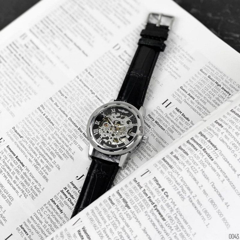 Watch Winner 8012 Silver-Black