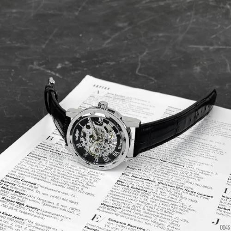 Watch Winner 8012 Silver-Black