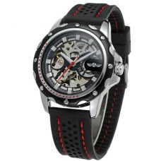 Часы  Winner 8027 Black-Red-Silver