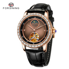 Часы  Forsining 8257 Pink Gold