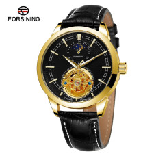 Часы  Forsining 8197 Gold-Black