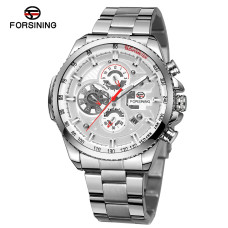 Часы  Forsining 6909 Silver-White