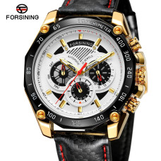 Годинник  Forsining 6910 Gold-White