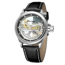 Годинник  Forsining 9418 Black-Silver