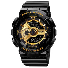 Годинник  Skmei 1834 Black-Gold