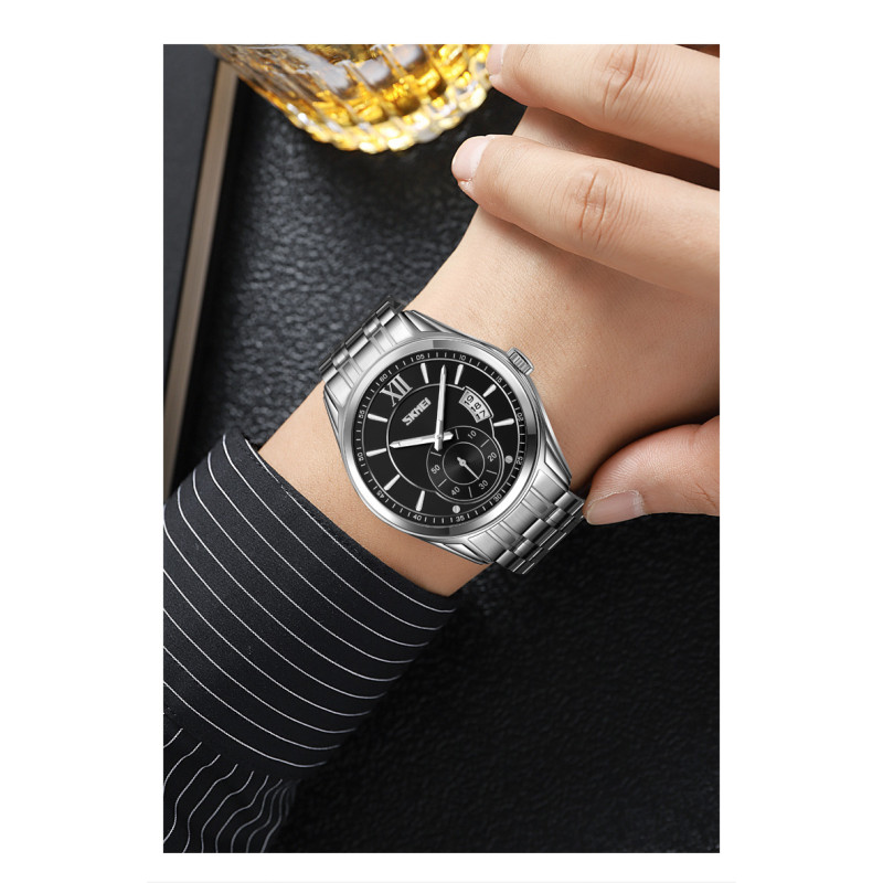 Часы Skmei 9319SIBK Silver-Black