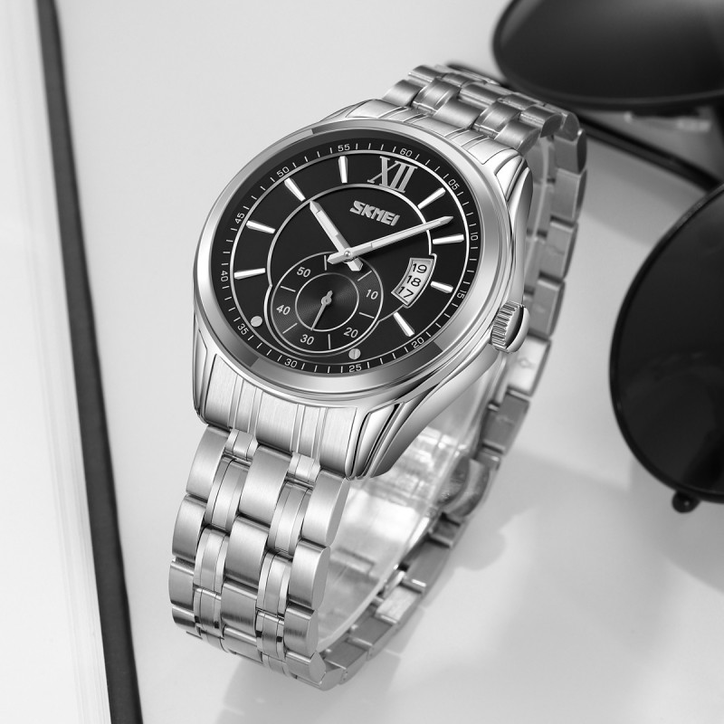 Часы Skmei 9319SIBK Silver-Black